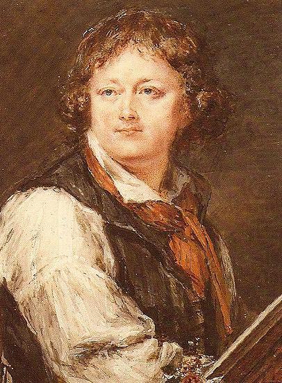 Self-portrait, Peter Adolf Hall